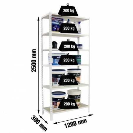 MADERCLICK MEGAPLUS 6/300 2500 BLANCO/MADERA