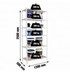 MADERCLICK MEGAPLUS 6/500 2500 BLANCO/MADERA