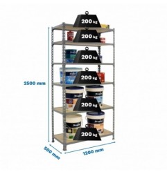 MADERCLICK MEGAPLUS 6/500 2500 GALVA/MADERA