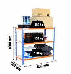 MADERCLICK MINI 3/500 1000 AZUL/NARANJA/MADERA