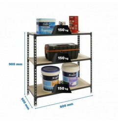MADERCLICK MINI 3/500 900 ANTRACITA/MADERA