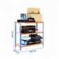 MADERCLICK MINI 3/500 900 AZUL/NARANJA/MADERA