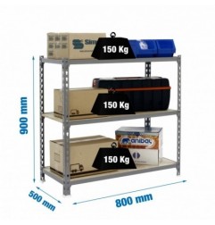 MADERCLICK MINI 3/500 900 GRIS/MADERA