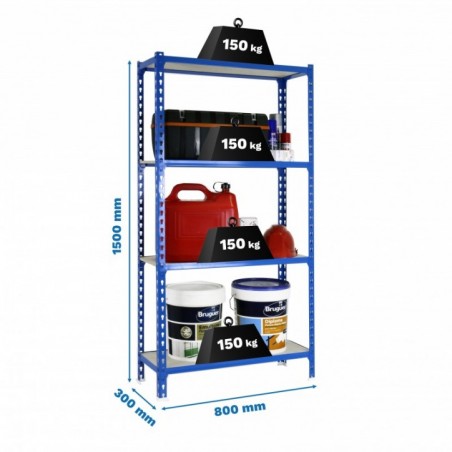MADERCLICK MINI 4/300 1500 AZUL/MADERA