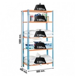 MADERCLICK MINI 5/400 AZUL/NARANJA/MADERA