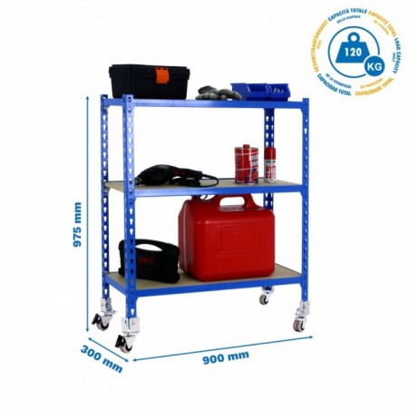 MADERCLICK MOBILE 3/300 900 AZUL/MADERA