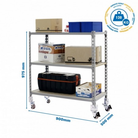 MADERCLICK MOBILE 3/500 900 GRIS/MADERA