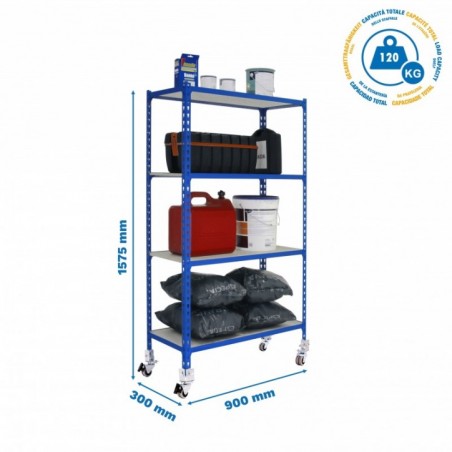 MADERCLICK MOBILE 4/300 1500 AZUL/MADERA
