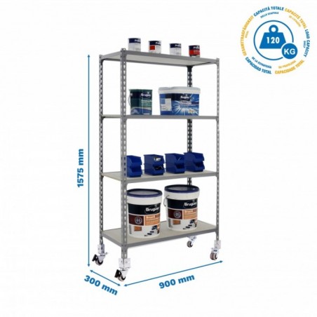 MADERCLICK MOBILE 4/300 1500 GRIS/MADERA