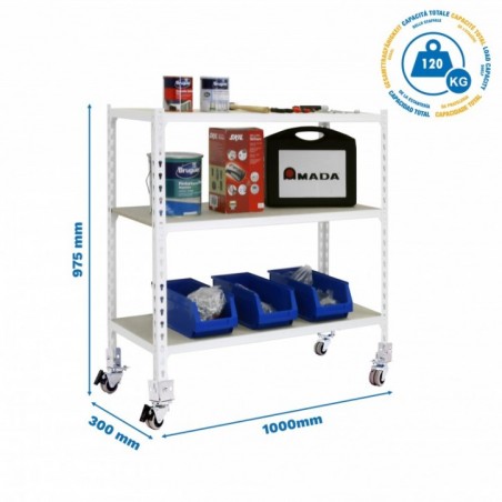MADERCLICK MOBILE PLUS 3/300 900 BLANCO/MADERA