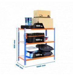 MADERCLICK PLUS 3/400 900 AZUL/NARANJA/MADERA