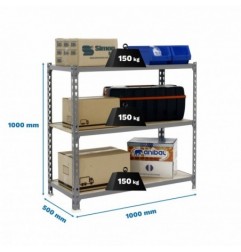 MADERCLICK PLUS 3/500 1000 GRIS/MADERA