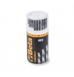 410MIX/SEL19 Juego de 13 brocas HSS helicoidales laminadas y 6 brocas con elemento de metal duro