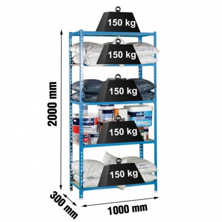 MADERCLICK PLUS 5/300 AZUL/MADERA