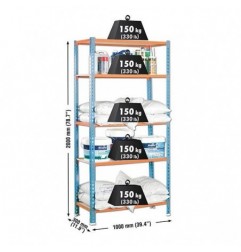 MADERCLICK PLUS 5/300 AZUL/NARANJA/MADERA