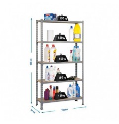 MADERCLICK PLUS 5/300 GRIS/MADERA