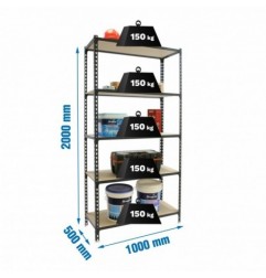 MADERCLICK PLUS 5/500 ANTRACITA/MADERA