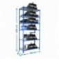 MADERCLICK PLUS 6/400 AZUL/MADERA
