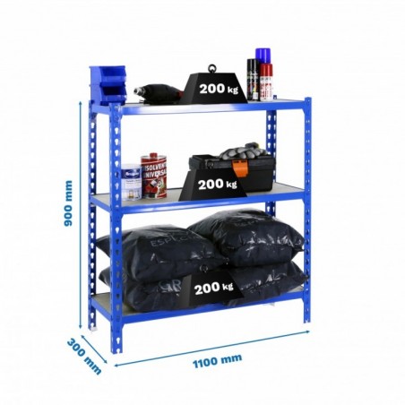 MADERCLICK SUPERPLUS 3/300 900 AZUL/MADERA