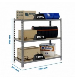 MADERCLICK SUPERPLUS 3/500 900 GRIS/MADERA