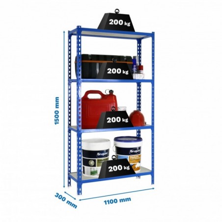 MADERCLICK SUPERPLUS 4/300 1500 AZUL/MADERA