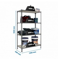 MADERCLICK SUPERPLUS 4/400 1500 GRIS/MADERA