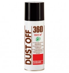 DUST OFF 360: Gas seco a presión. Soplador de polvo. Bajo GWP. No inflamable. Producto base HFO
