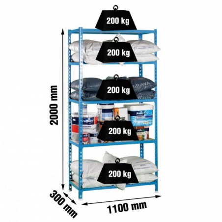 MADERCLICK SUPERPLUS 5/300 AZUL/MADERA