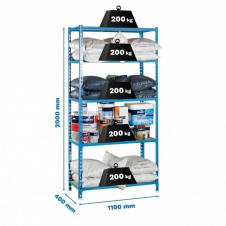 MADERCLICK SUPERPLUS 5/400 AZUL/MADERA