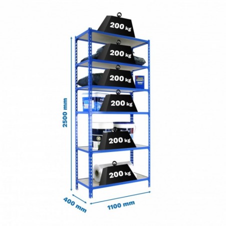 MADERCLICK SUPERPLUS 6/400 AZUL/MADERA