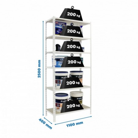 MADERCLICK SUPERPLUS 6/400 BLANCO/MADERA