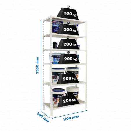 MADERCLICK SUPERPLUS 6/500 BLANCO/MADERA
