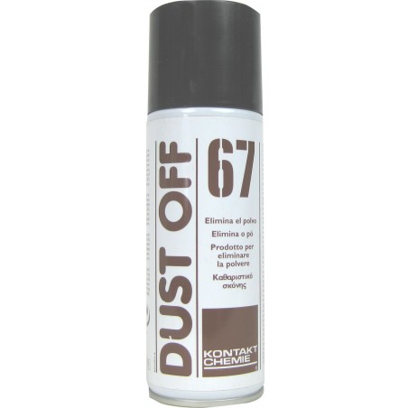 DUST OFF 67: Gas seco a presión. Soplador de polvo. Bajo GWP. No inflamable
