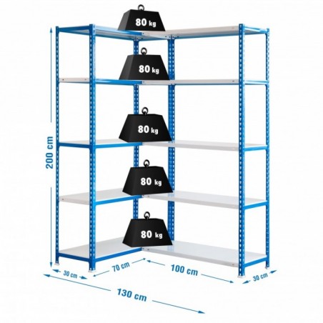SIMONCORNER 2000x1300x300 AZUL/BLANCO