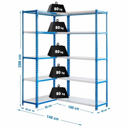 SIMONCORNER 2000x1400x400 AZUL/BLANCO