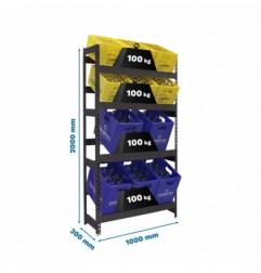 SIMONBOTTLE 4-2000X1000X300 ANTRACITA
