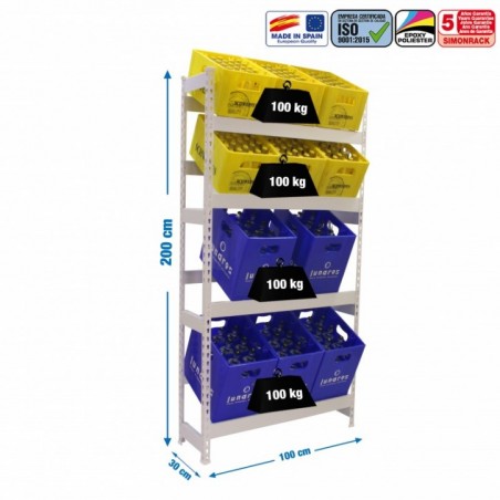 SIMONBOTTLE 4-2000X1000X300 BLANCO