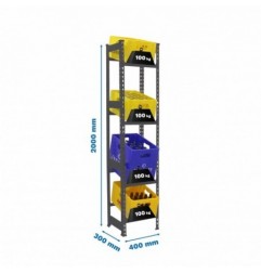 SIMONBOTTLE 4-2000X400X300 ANTRACITA