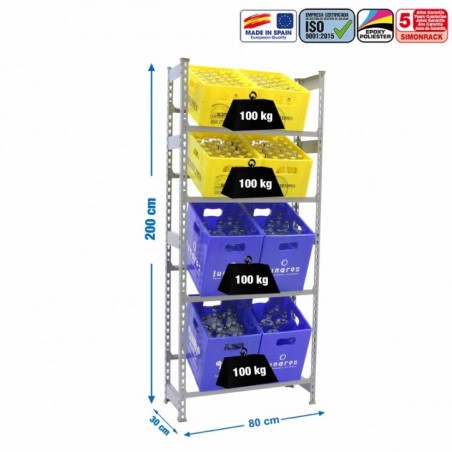 SIMONBOTTLE 4-2000X800X300 GRIS
