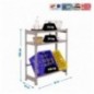 SIMONBOTTLE SHELF 1-2- 1000X800X300 GRIS/GRIS