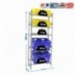 SIMONBOTTLE SHELF 4-1 - 2000X800X300 GRIS/GRIS