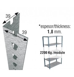 PERFIL SCLICK P/40 900 GALVA