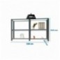 PACK OFFICLICK 3/300 METAL I+A ANTRACITA/BLANCO