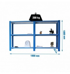 PACK OFFICLICK 3/300 METAL I+A AZUL/BLANCO