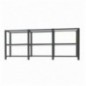 PACK OFFICLICK 3/300 METAL I+A+A ANTRACITA/BLANCO