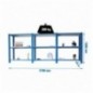 PACK OFFICLICK 3/300 METAL I+A+A AZUL/BLANCO