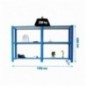 PACK OFFICLICK 3/300 WOOD I+A AZUL/BLANCO