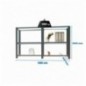 PACK OFFICLICK 3/400 METAL I+A ANTRACITA/BLANCO
