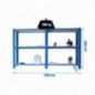PACK OFFICLICK 3/400 METAL I+A AZUL/BLANCO