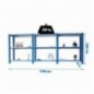 PACK OFFICLICK 3/400 METAL I+A+A AZUL/BLANCO